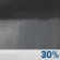 Overnight: A chance of rain showers. Mostly cloudy. Low around 46, with temperatures rising to around 48 overnight. South southwest wind around 8 mph. Chance of precipitation is 30%. Overnight: Chance Rain Showers